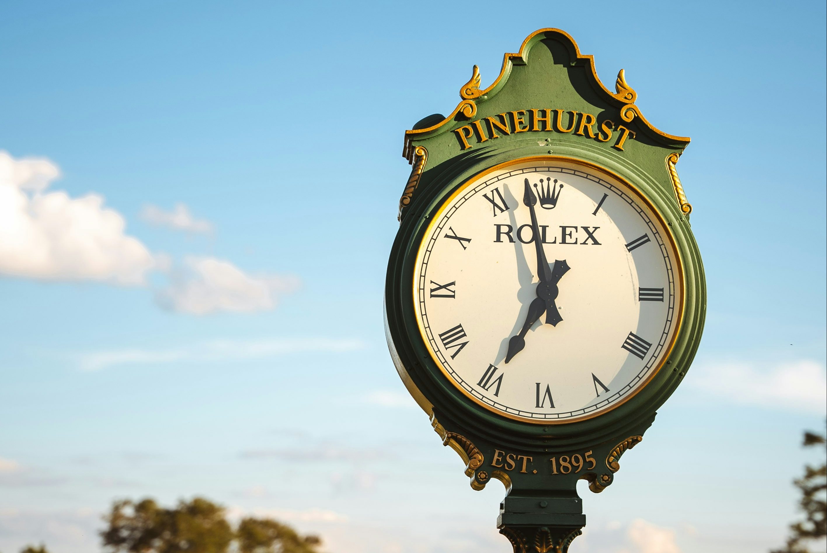 Sun setting on Pinehurst